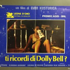 Cine: OP57D TE ACUERDAS DE DOLLY BELL EMIR KUSTURICA SET 3 POSTERS ORIGINALES ITALIANOS 47X68