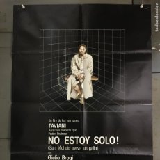 Cine: RT50D NO ESTOY SOLO HERMANOS TAVIANI ZEN POSTER ORIGINAL ESTRENO 70X100