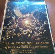 Cine: LOS JUEGOS DEL HAMBRE BALADA DE PAJAROS CANTORES Y SERPIENTES - POSTER ORIGINAL VERTICE 2023 PREVIO