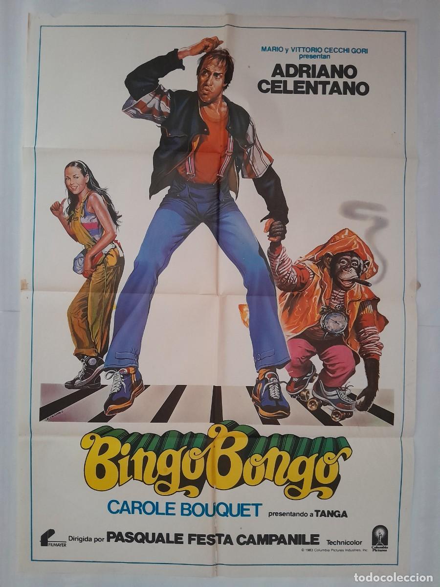 antiguo cartel cine bingo bongo adriano celenta - Compra venta en  todocoleccion