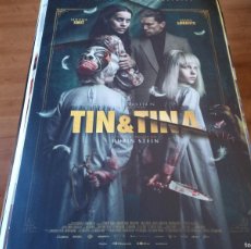 Cine: TIN & TINA - MILENA SMIT, JAIME LORENTE, CARLOS GONZÁLEZ MOROLLÓN - POSTER ORIGINAL FILMAX 2023