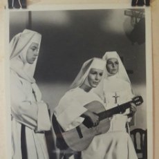 Cine: ”THE SINGING NUN” 1966, DEBBIE REYNOLDS, 3 FOTOS ORIGINALES DE ESTUDIO.