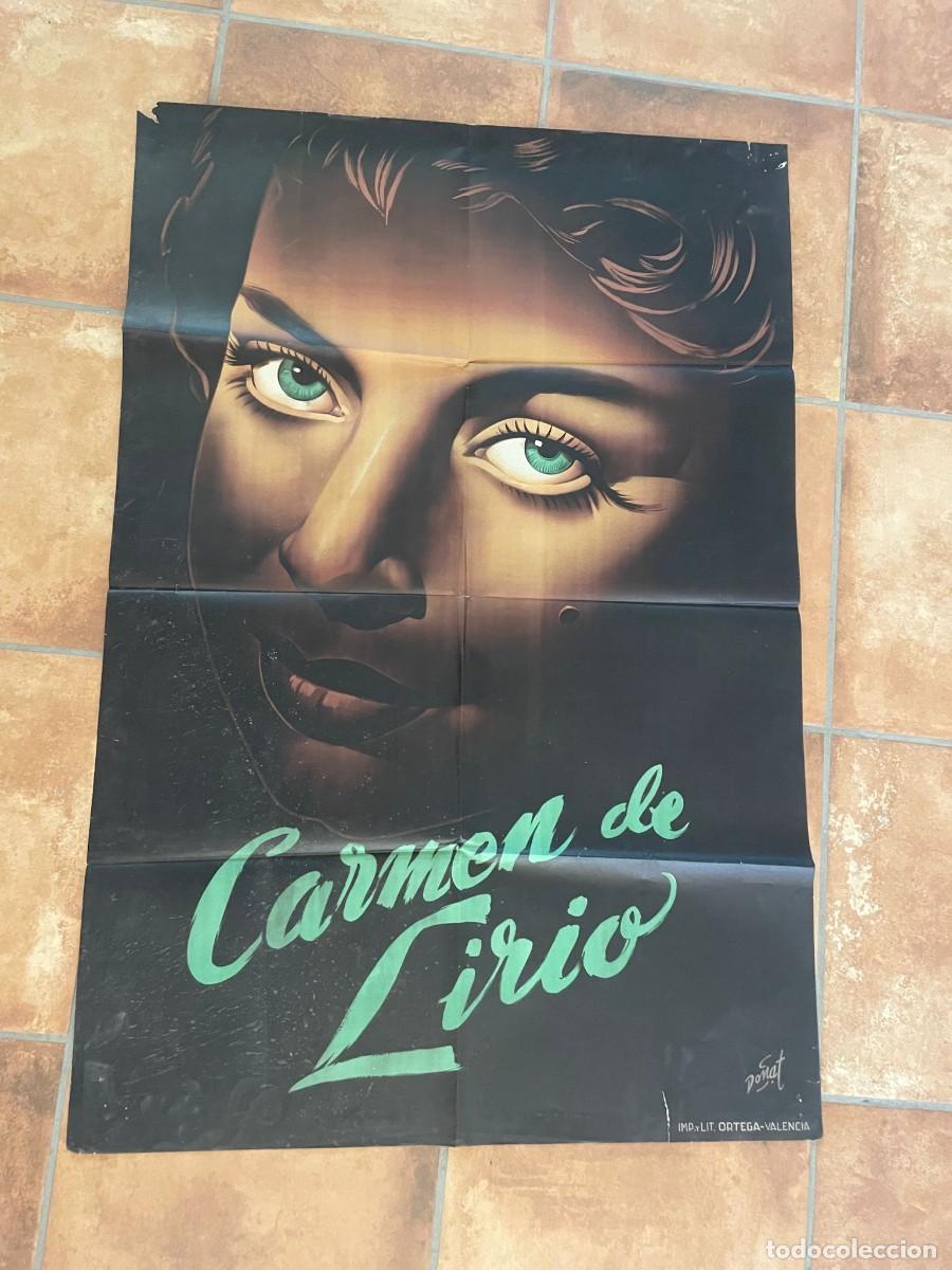 Cine: CARMEN DE LIRIO POSTER ORIGINAL - Foto 1