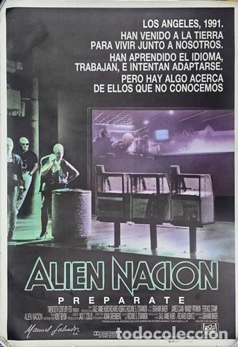 Cine: Alien Nacion. Poster original - Foto 1