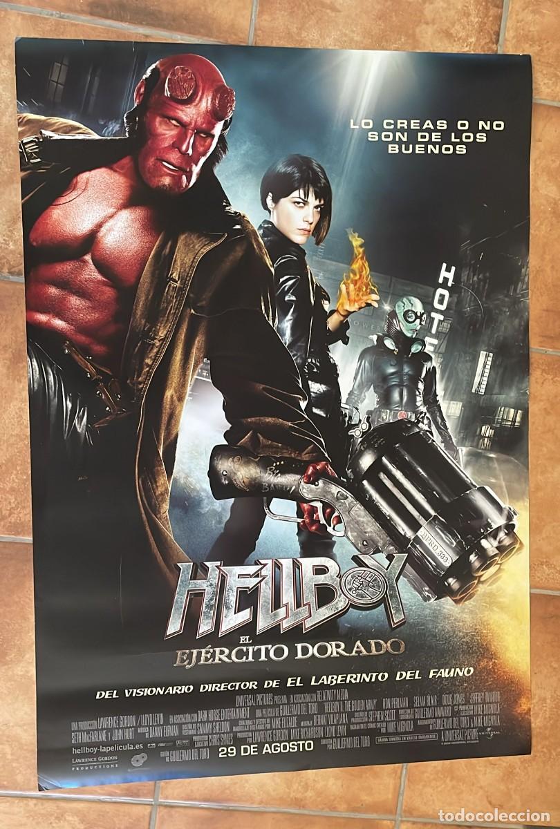 Cine: HELLBOY EL EJERCITO DORADO 2008 POSTER ORIGINAL - Foto 1