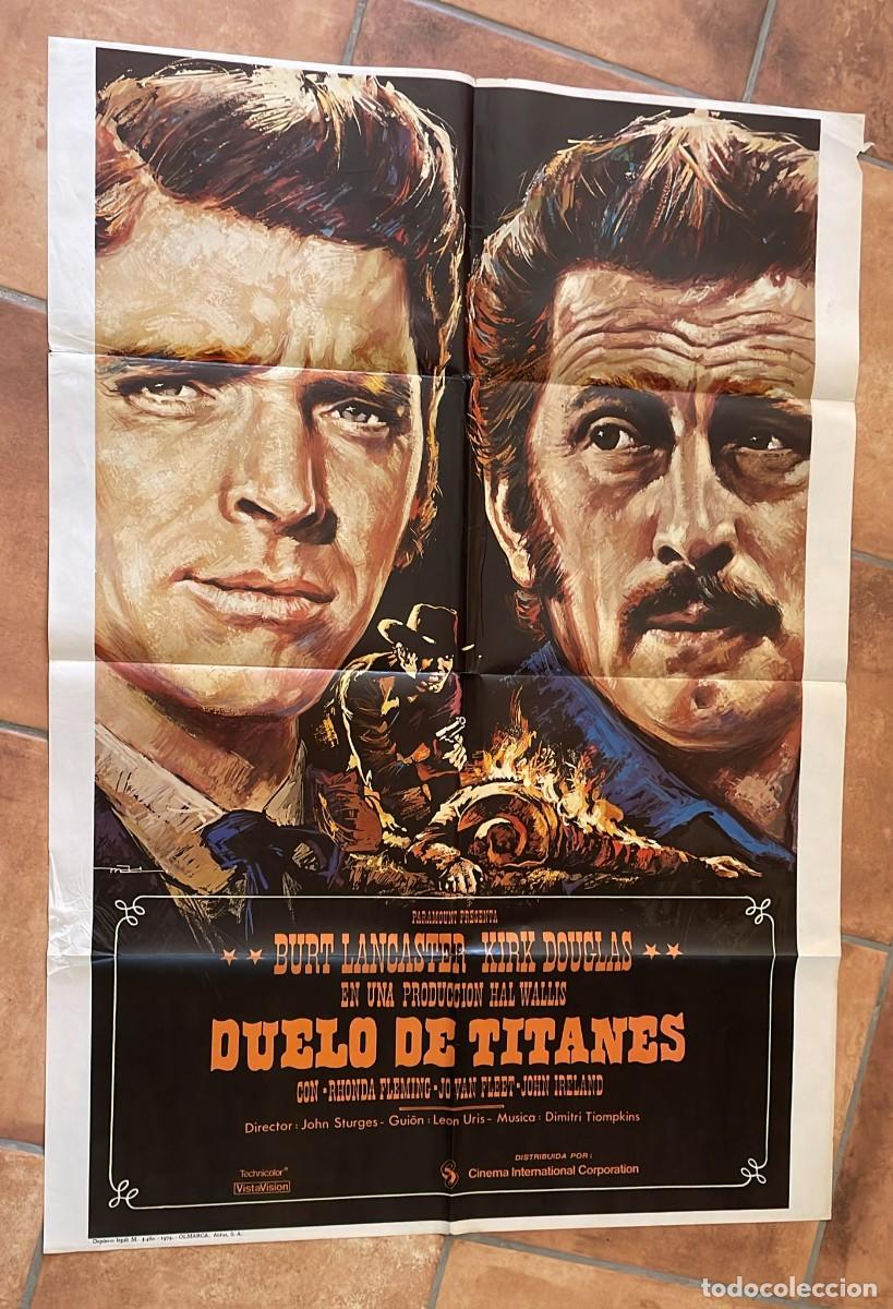 Cine: DUELO DE TITANES POSTER ORIGINAL - Foto 1