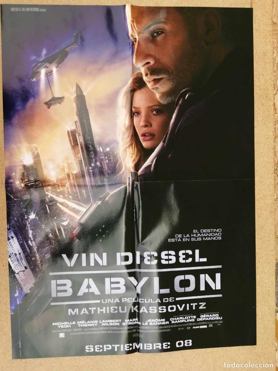 Cine: POSTER DOBLE (BABYLON - HELLBOY, EJERCITO DORADO) - Foto 1