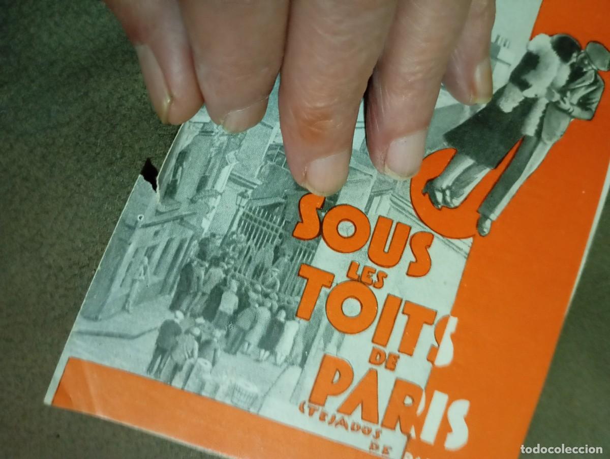 Cine: AL1-PROGRAMA DE CINE DE LA PELICULA--- BAJO LOS TECHOS DE PARIS - Foto 3
