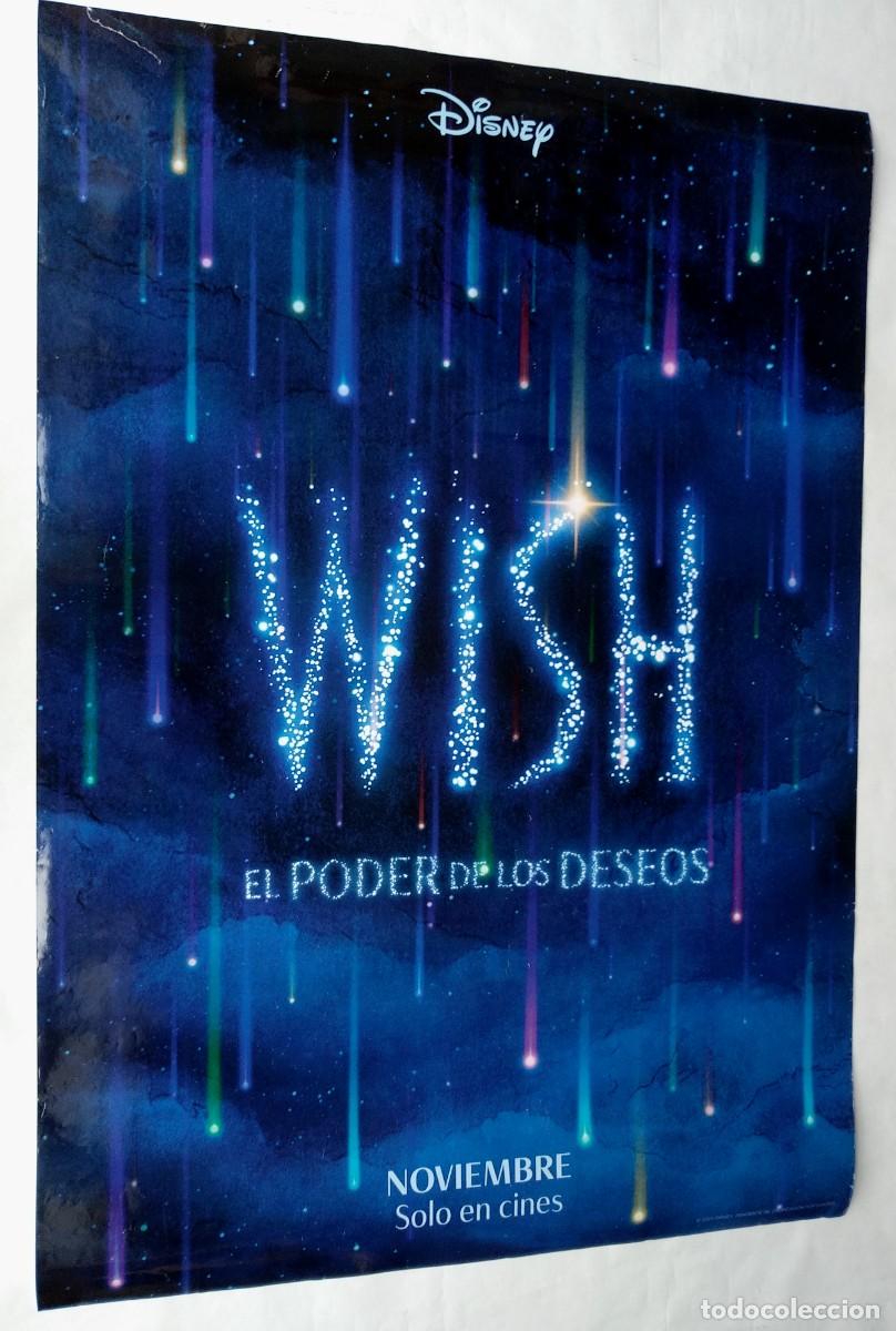 Cine: WISH, EL PODER DE LOS DESEOS. P&Oacute;STER 68 X 97 cms. 2023. - Foto 1