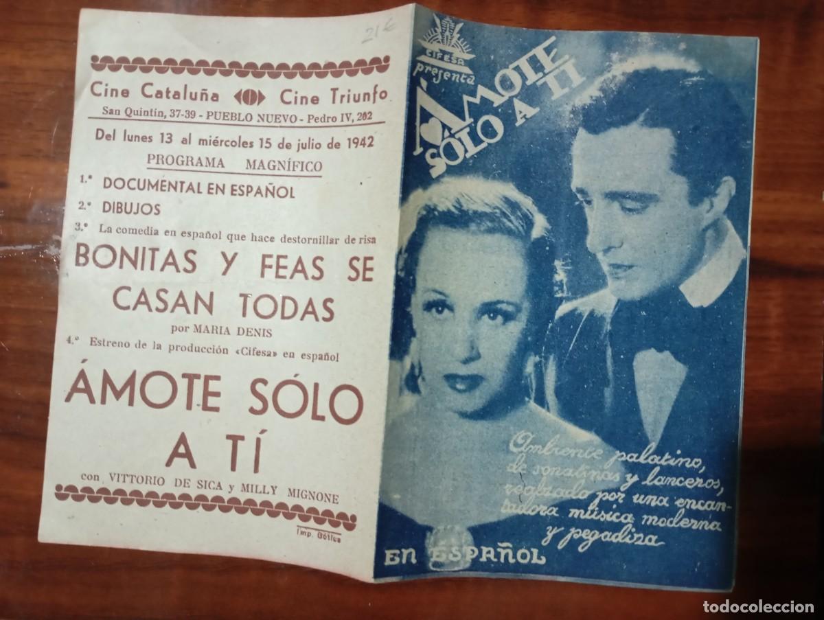 Cine: VERDE3-PROGRAMA DE CINE--AMOTE SOLO A TI - Foto 1