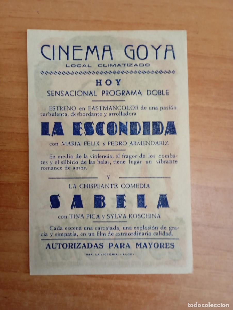 Cine: VERDE3-PROGRAMA DE CINE--- LA ESCONDIDA . ct - Foto 2