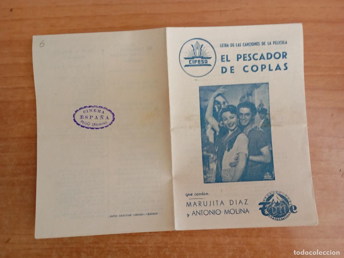Cine: VERDE3-PROGRAMA DE CINE--- EL PESCADOR DE COPLAS - Foto 1