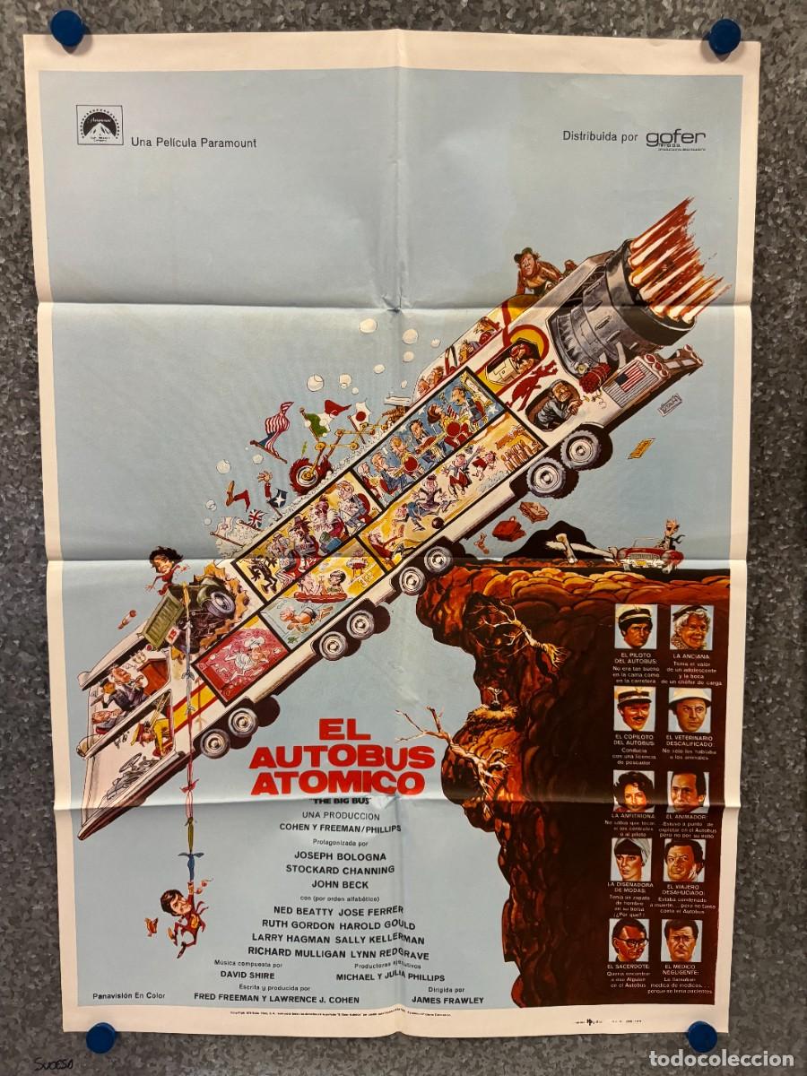 Cinema: El autob&uacute;s at&oacute;mico. Joseph Bologna, Stockard Channing, John Beck, Rene A. A&Ntilde;O 1979. POSTER ORIGINAL.