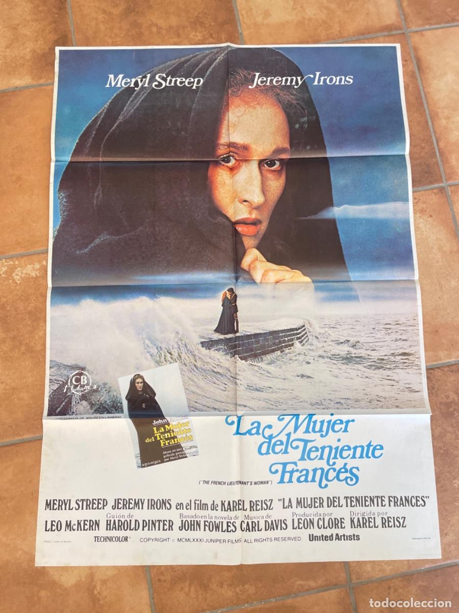 Cinema: LA MUJER DEL TENIENTE FRANCES POSTER ORIGINAL