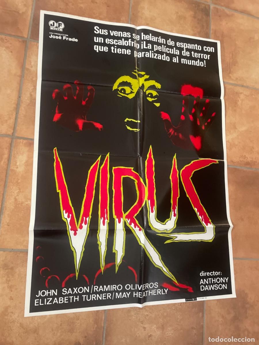 Cine: VIRUS POSTER ORIGINAL 1980 - Foto 1