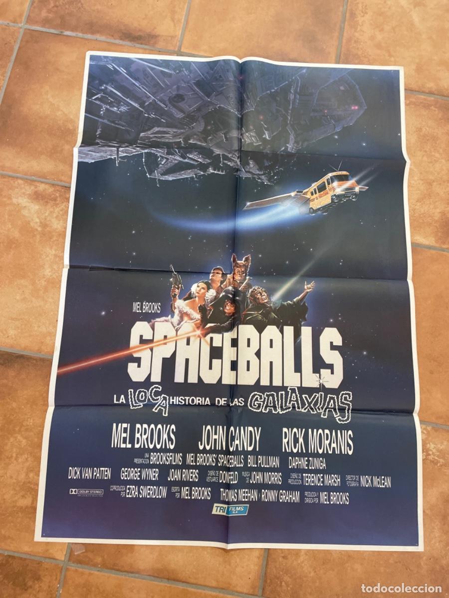 Cine: SPACEBALLS. Mel Brooks, John Candy. POSTER ORIGINAL - Foto 1