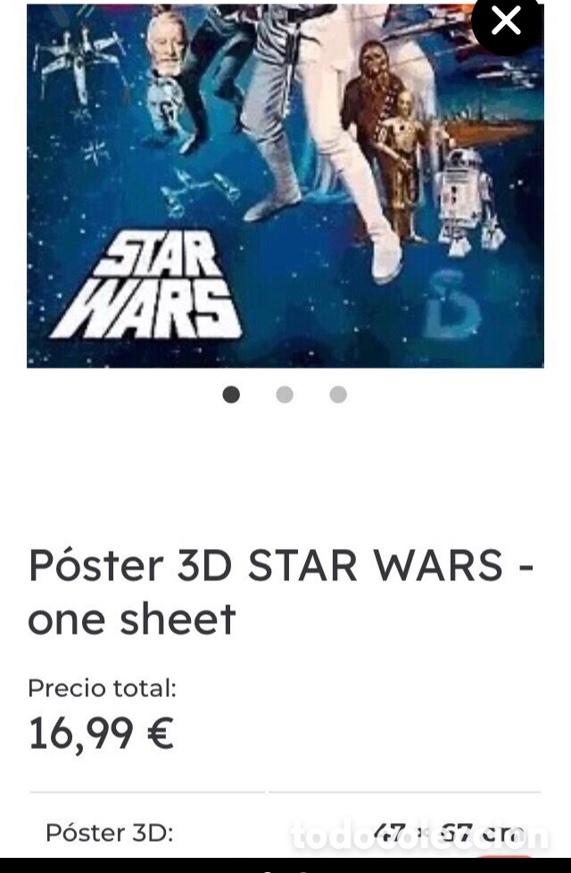 Cine: P&oacute;ster Star Wars en 3D - Foto 2