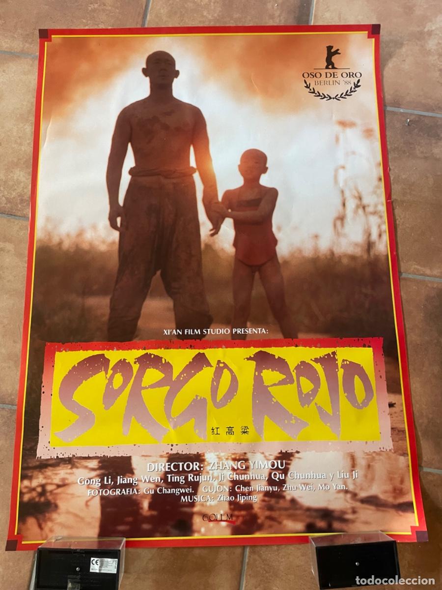 Cine: SORGO ROJO POSTER ORIGINAL - Foto 1