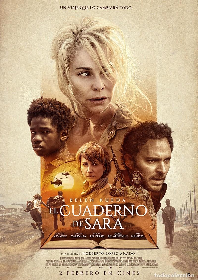Cinema: El cuaderno de Sara. P&oacute;ster original (70x100) Norberto L&oacute;pez Amado, Bel&eacute;n Rueda