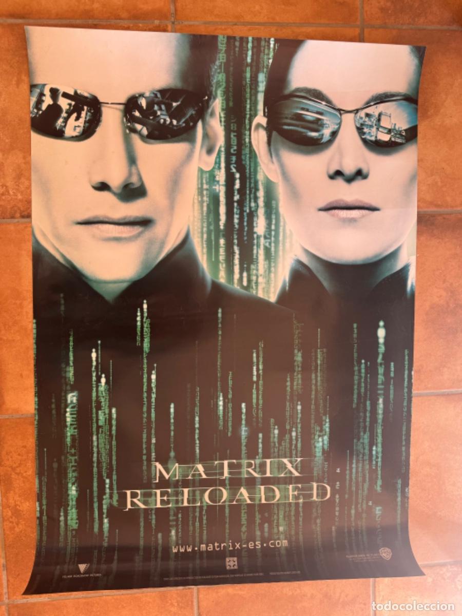 Cine: MATRIX RELOADED POSTER ORIGINAL - Foto 1