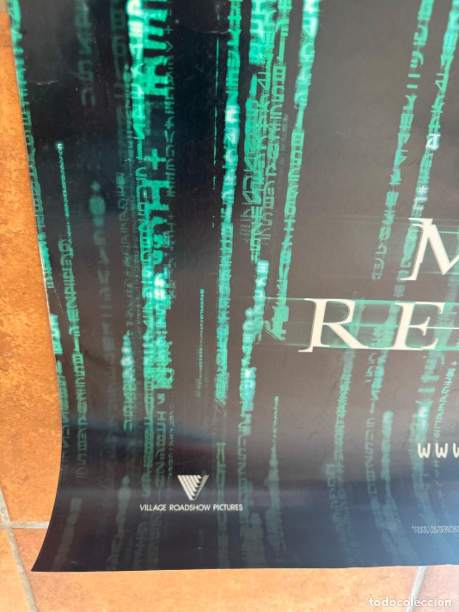Cine: MATRIX RELOADED POSTER ORIGINAL - Foto 5