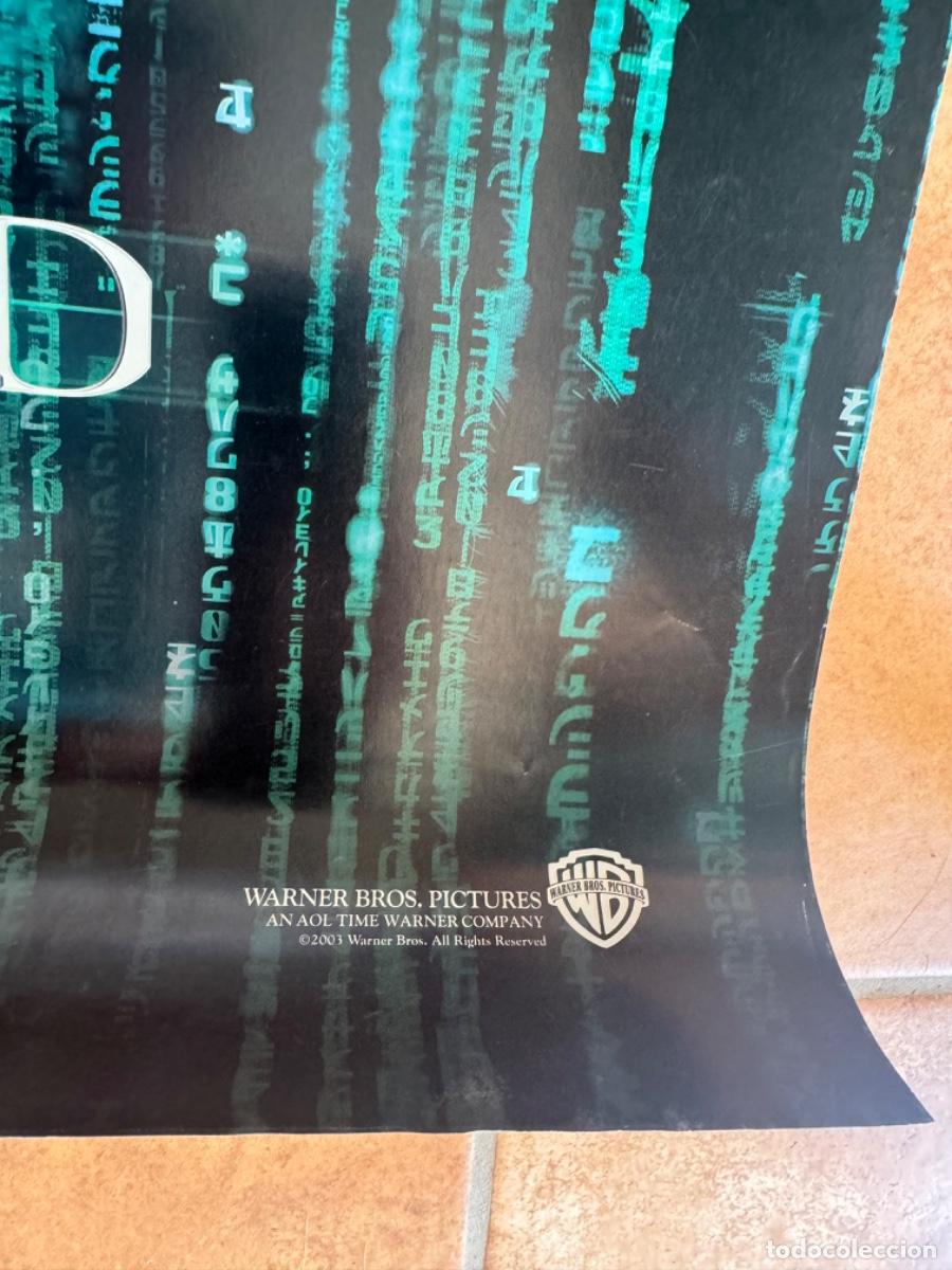 Cine: MATRIX RELOADED POSTER ORIGINAL - Foto 7