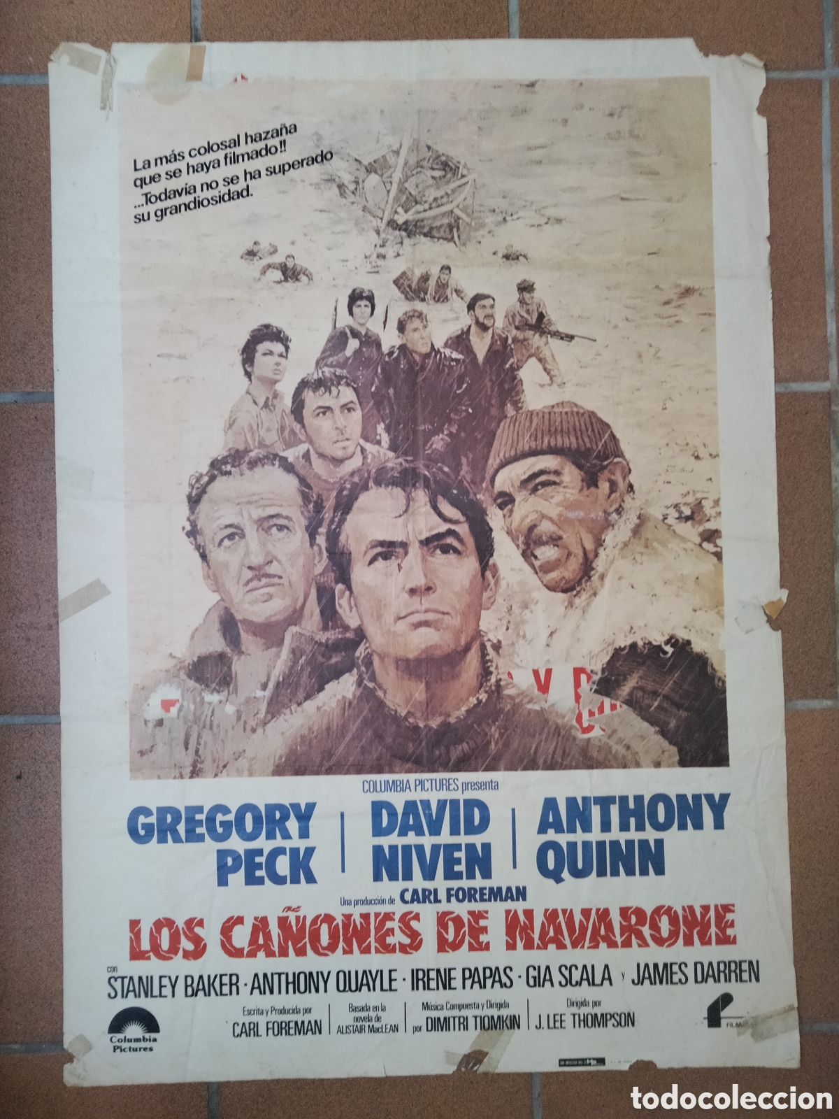 Cine: Poster de la pelicula Los ca&ntilde;ones de Navarone - Foto 1