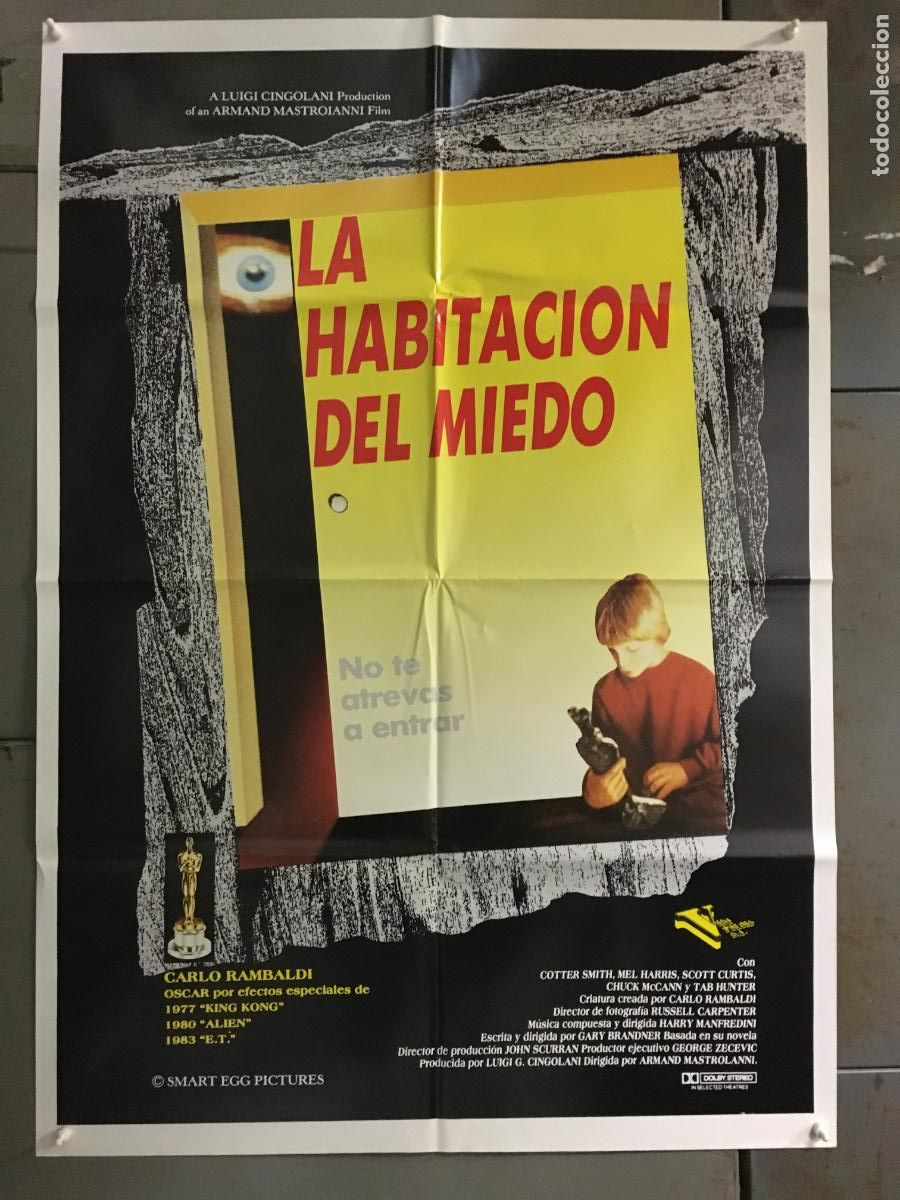 Cinema: VY69D LA HABITACION DEL MIEDO HORROR POSTER ORIGINAL 70X100 ESTRENO