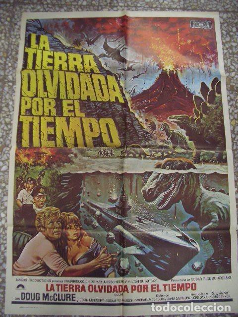 Kino: POSTER ORIGINAL DE CINE 70X100CM La tierra olvidada por el tiempo, 1975
