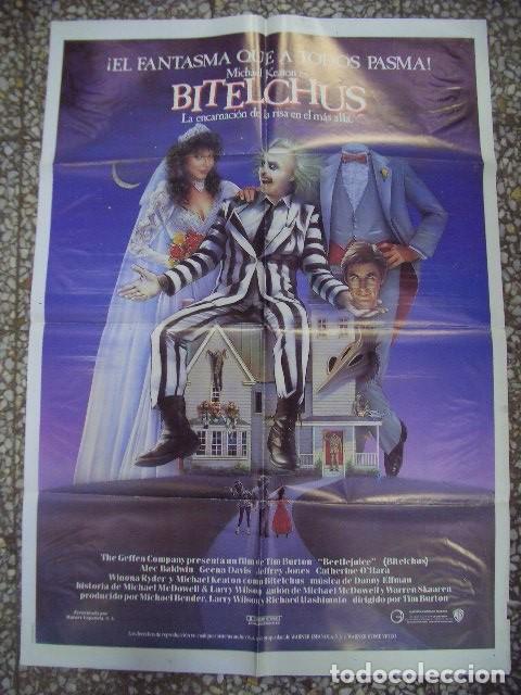 Cine: CARTEL CINE BITELCHUS MICHAEL KEATON NOVOGRAF, 1996