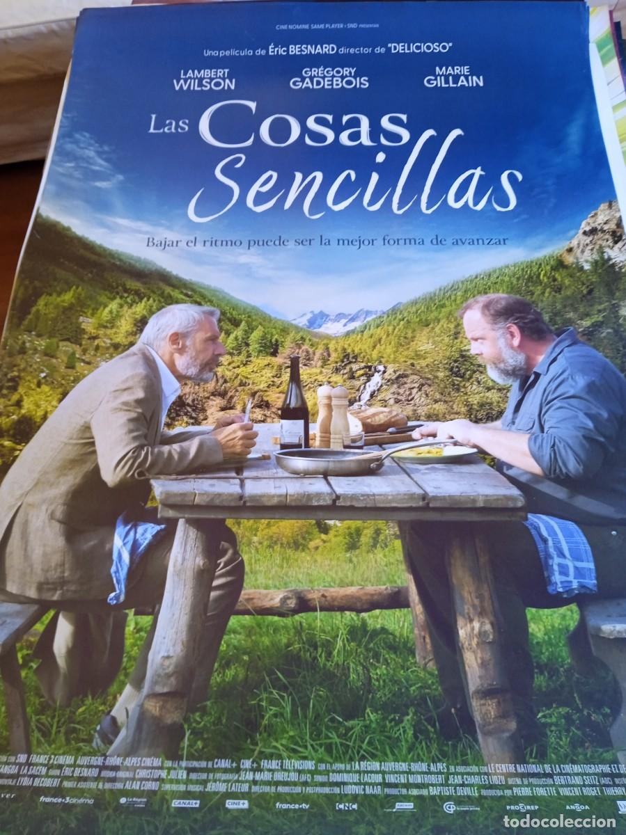 Cinema: Las cosas sencillas - Lambert Wilson, Gr&eacute;gory Gadebois, Marie Gillain - Poster original SND 2023
