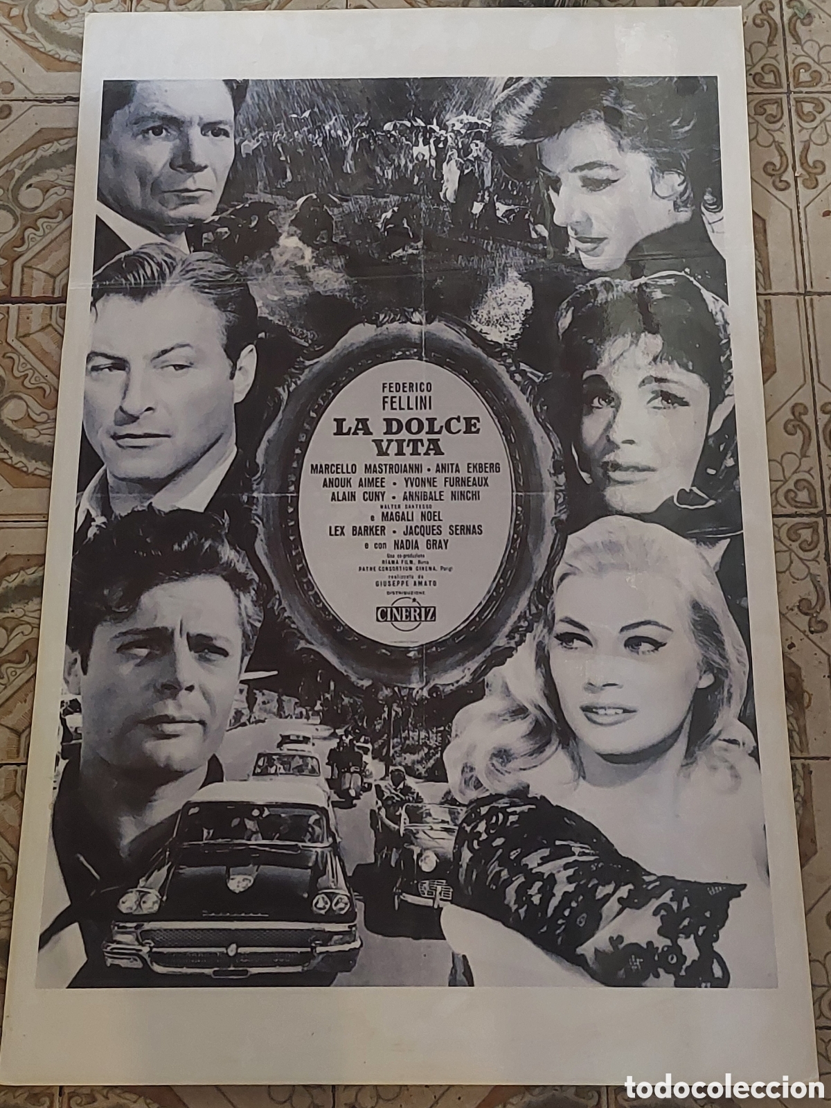 Cinema: Reproducci&oacute;n Cartel de la Pelicula LA DOLCE VITA