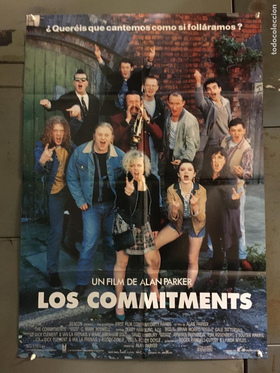 Cine: ACP89 LOS COMMITMENTS ALAN PARKER POSTER ORIGINAL 70X100 ESTRENO - Foto 1