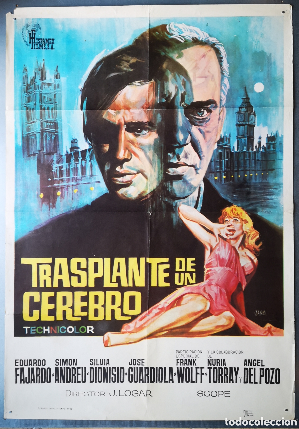 Kino: TRASPLANTE DE UN CEREBRO - 70 X 100 - (20)