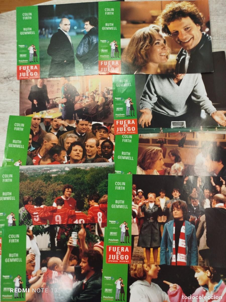 Cine: FUTBOL. Lote de 54 fotos para CARTELERAS de Cine (aprox. 34 x 24 cm.), de siete pel&iacute;culas