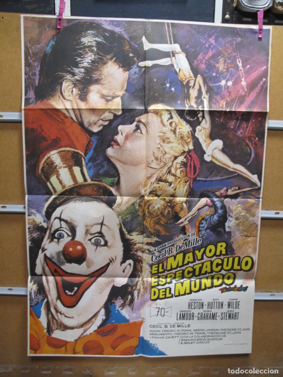 Cine: POSTER2635 EL MAYOR EXPECTACULO DEL MUNDO - Foto 1