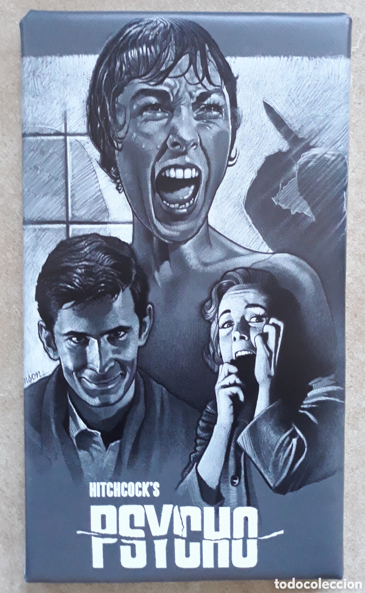 Cine: Cuadro cartel PSICOSIS - Foto 1