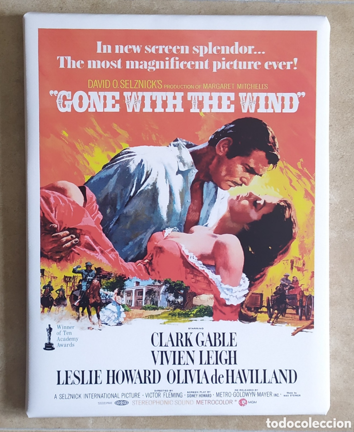 Cine: Cuadro LO QUE EL VIENTO SE LLEV&Oacute; - Foto 1