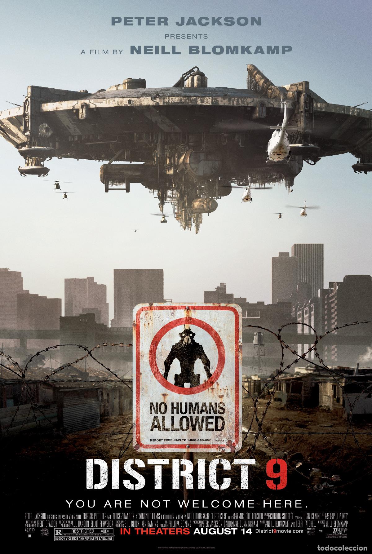 Cine: POSTER DISTRITO 9 - Foto 1