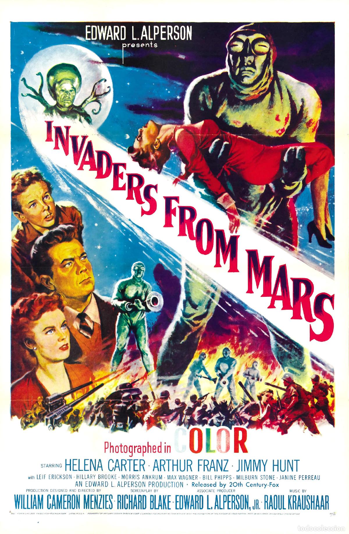 Cine: POSTER INVASORES DE MARTE - Foto 1