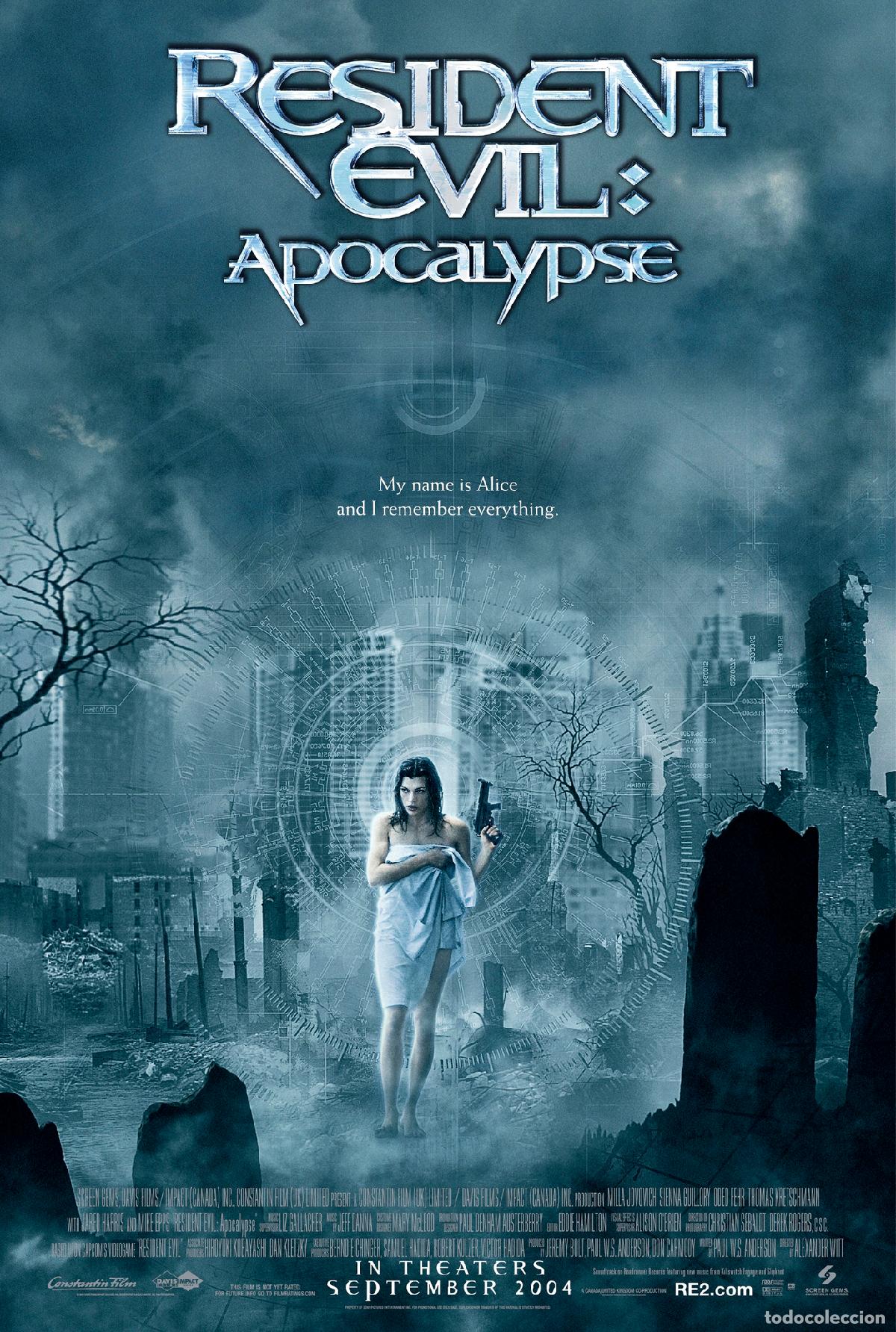 Cine: POSTER RESIDENT EVIL: APOCALYPSE - Foto 1