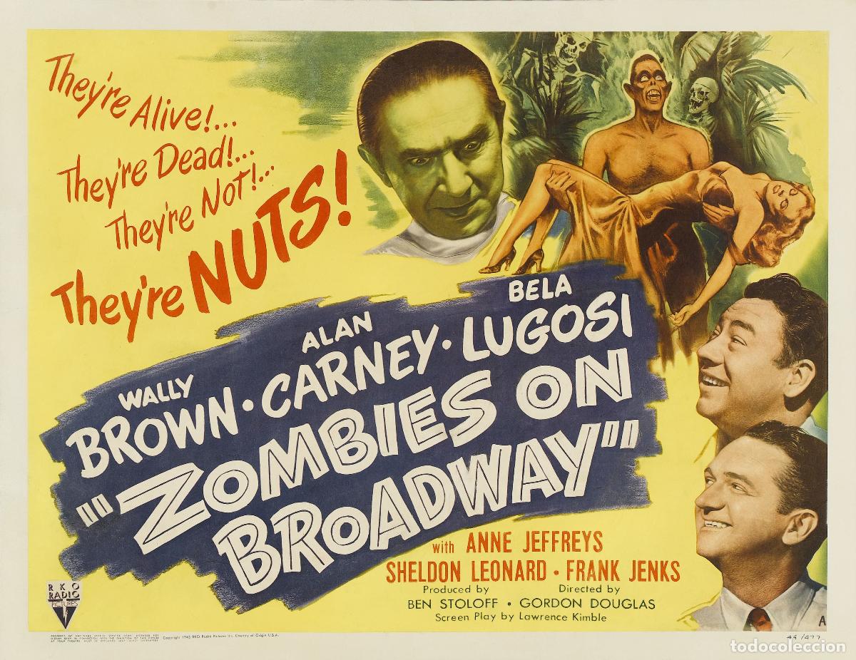 Cine: POSTER ZOMBIES ON BROADWAY - Foto 1