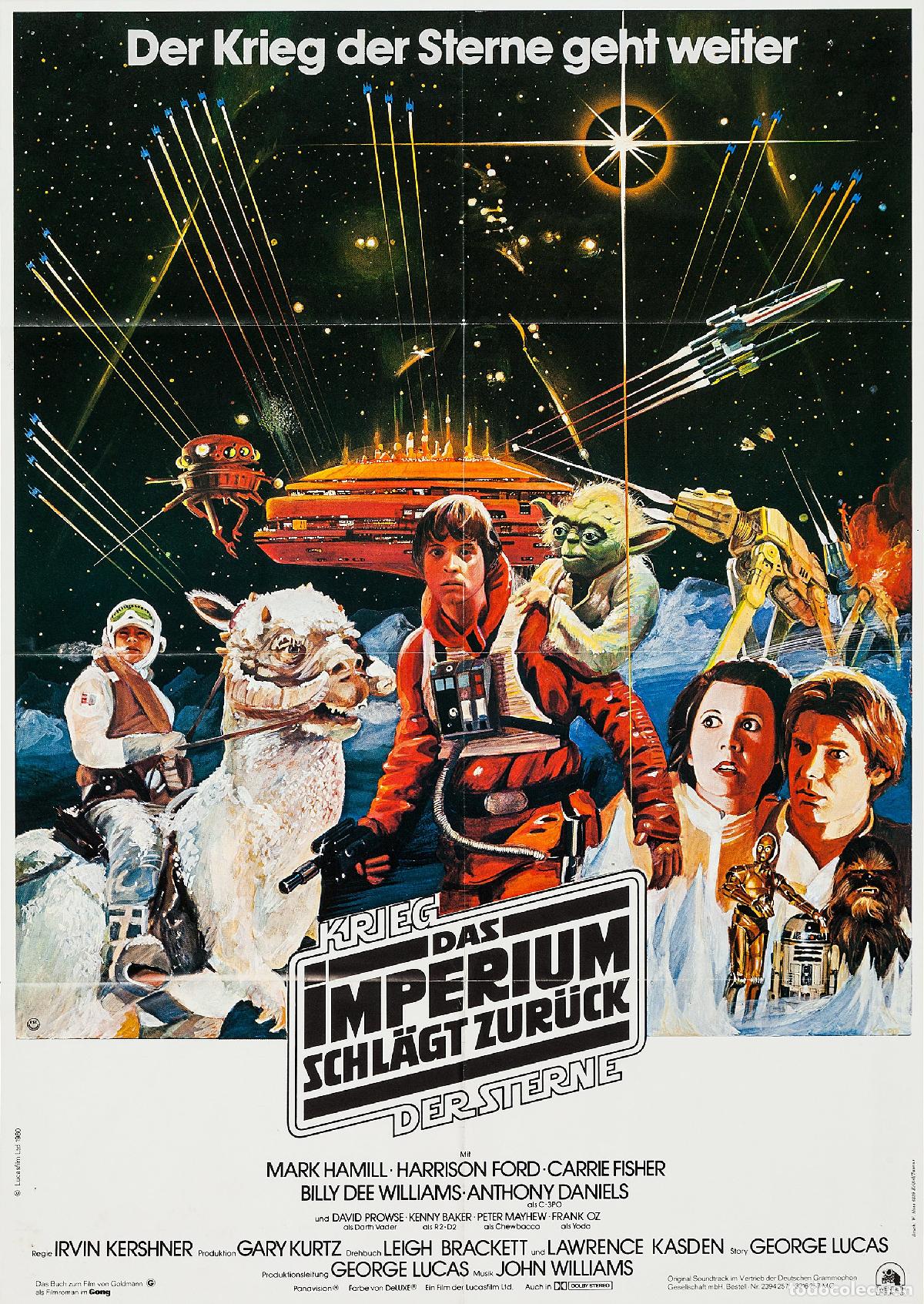 Cine: POSTER STAR WARS EL IMPERIO CONTRAATACA EPISODIO V - Foto 1