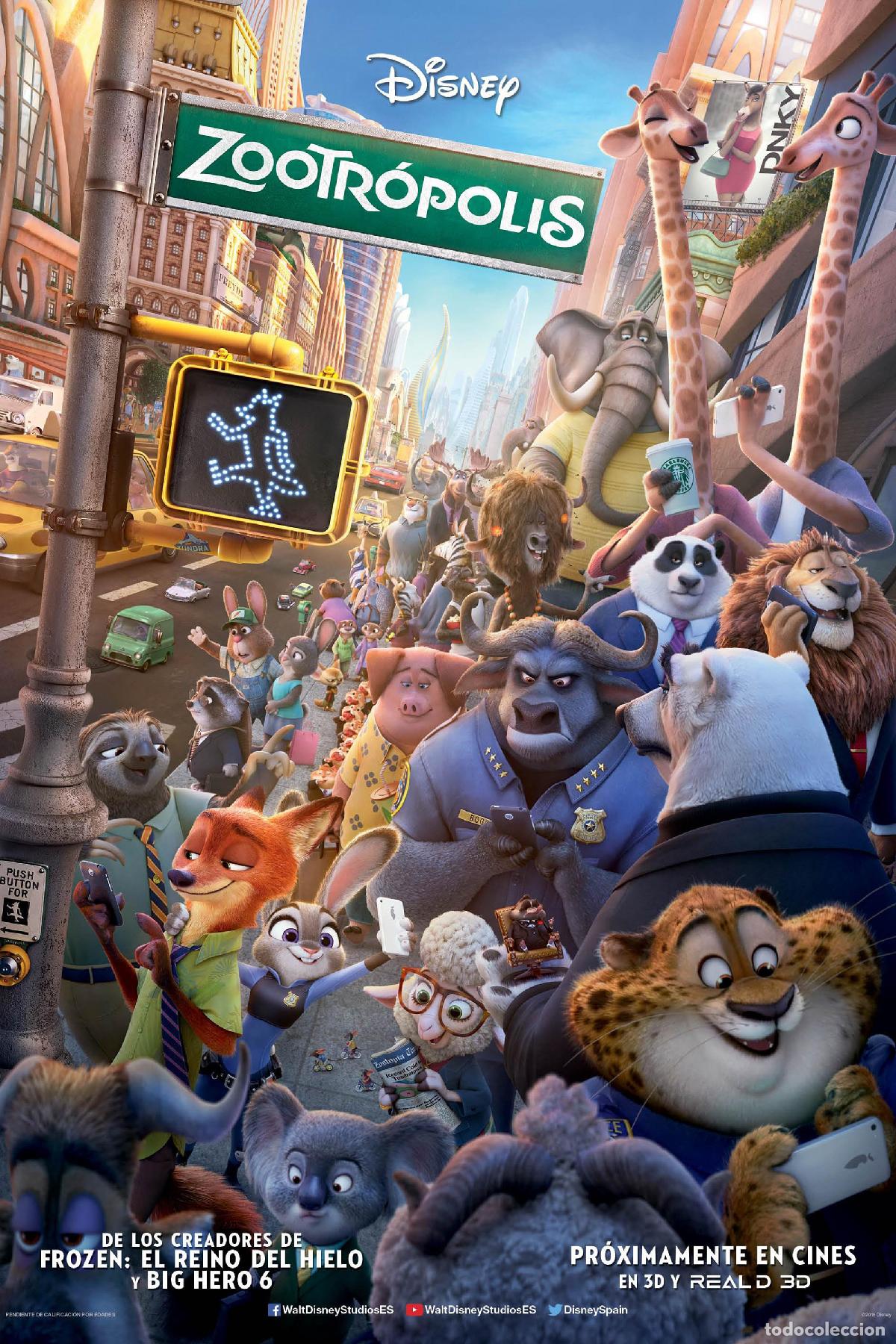 Cine: POSTER ZOOTROPOLIS - Foto 1