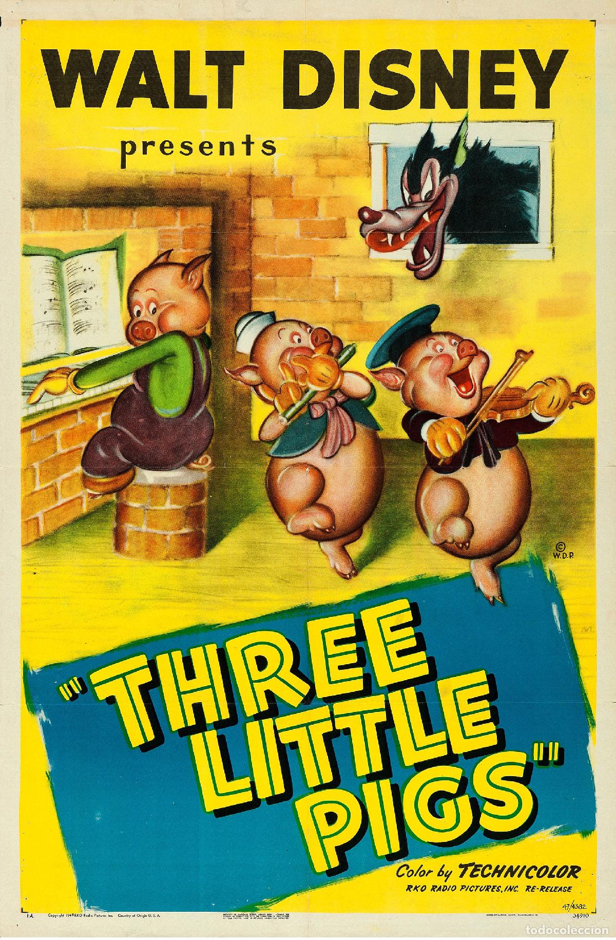 Cine: POSTER LOS TRES CERDITOS - Foto 1