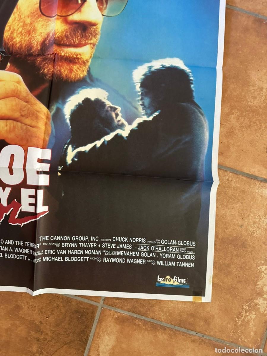 Cine: EL HEROE Y EL TERROR POSTER ORIGINAL - Foto 3