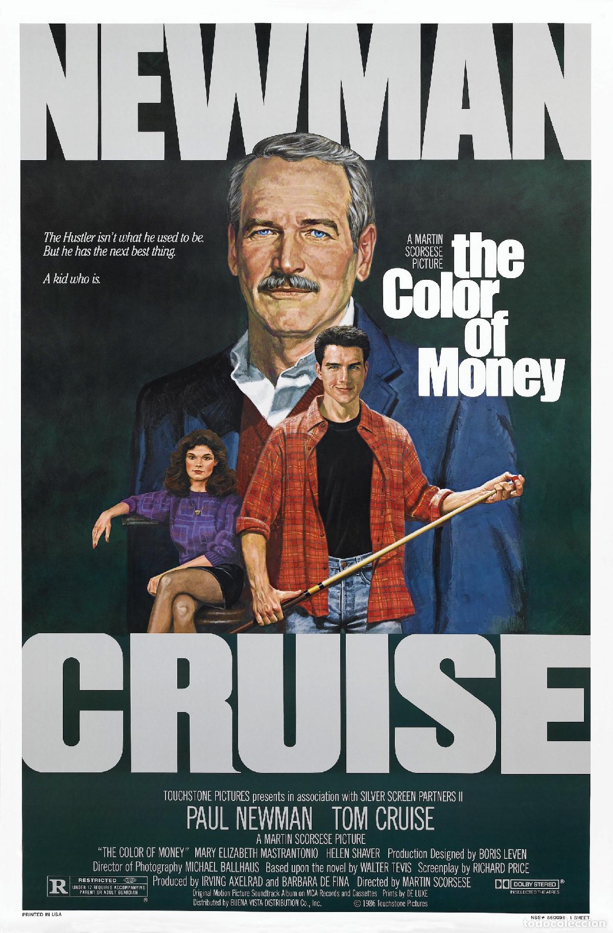 Cine: POSTER EL COLOR DEL DINERO - Foto 1