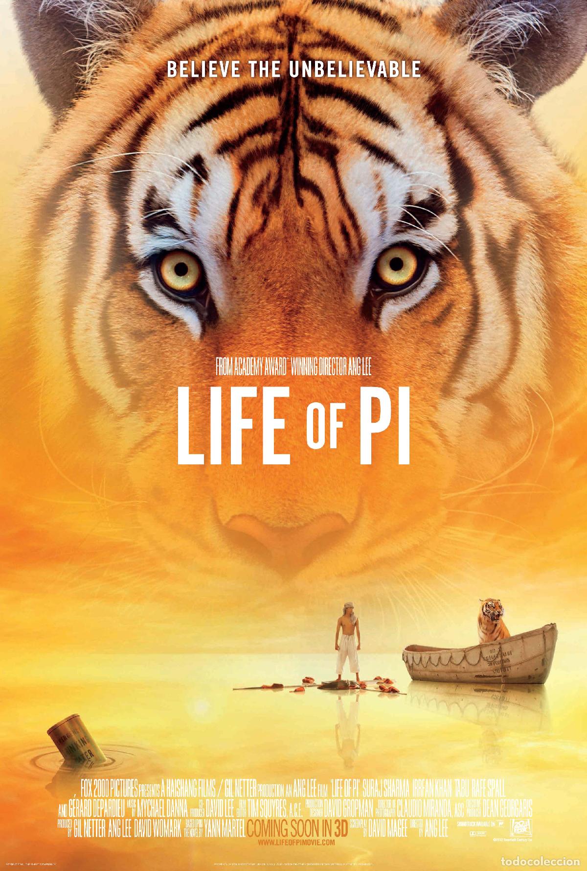 Cine: POSTER LA VIDA DE PI - Foto 1