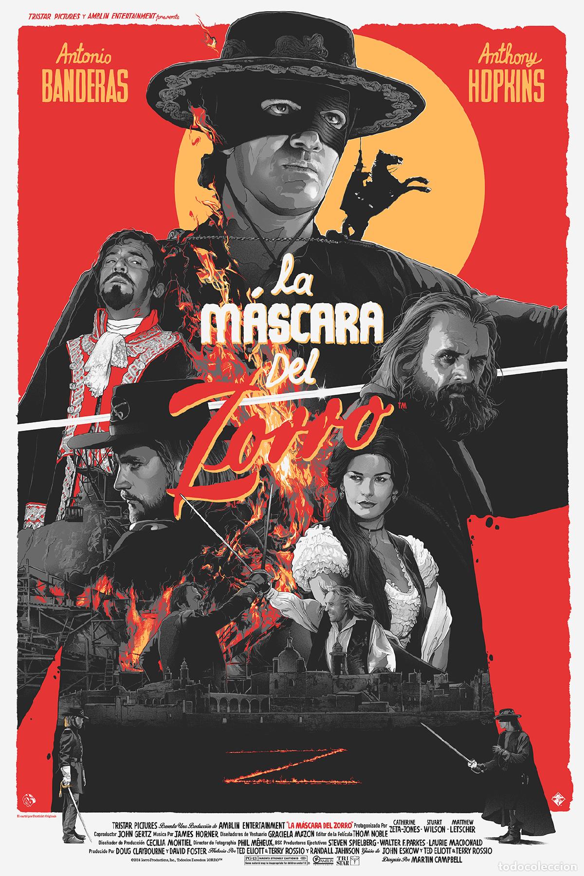 Cinema: POSTER LA MASCARA DEL ZORRO