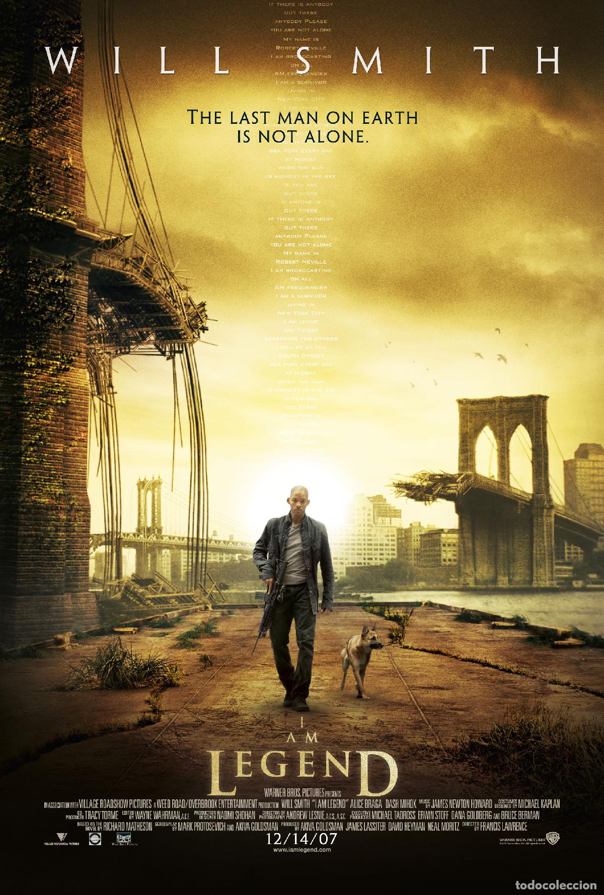 Cine: POSTER SOY LEYENDA - Foto 1